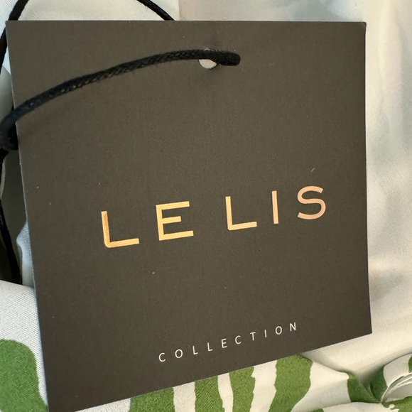 New LE LIS Collection Green Zebra Resort Dress Sleeveless Spaghetti Women’s Sz S - Picture 8 of 12